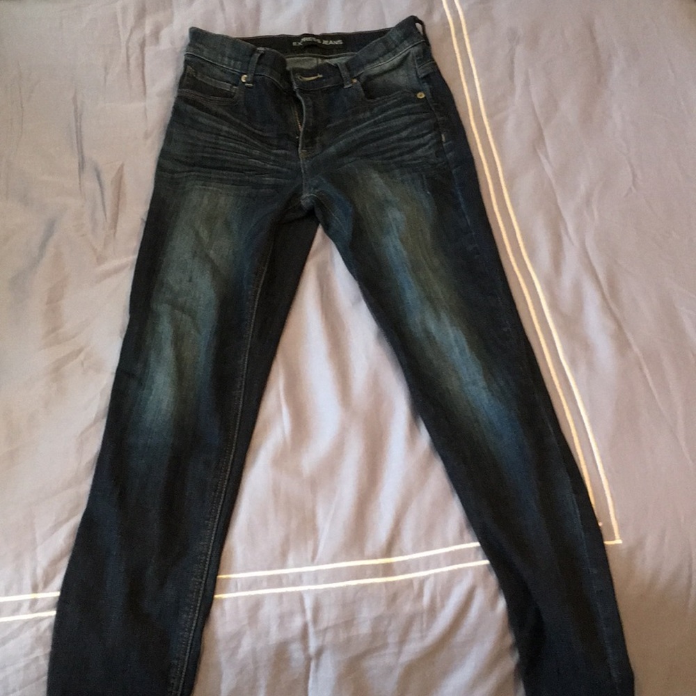 Express high rise skinny ankle jean leggings